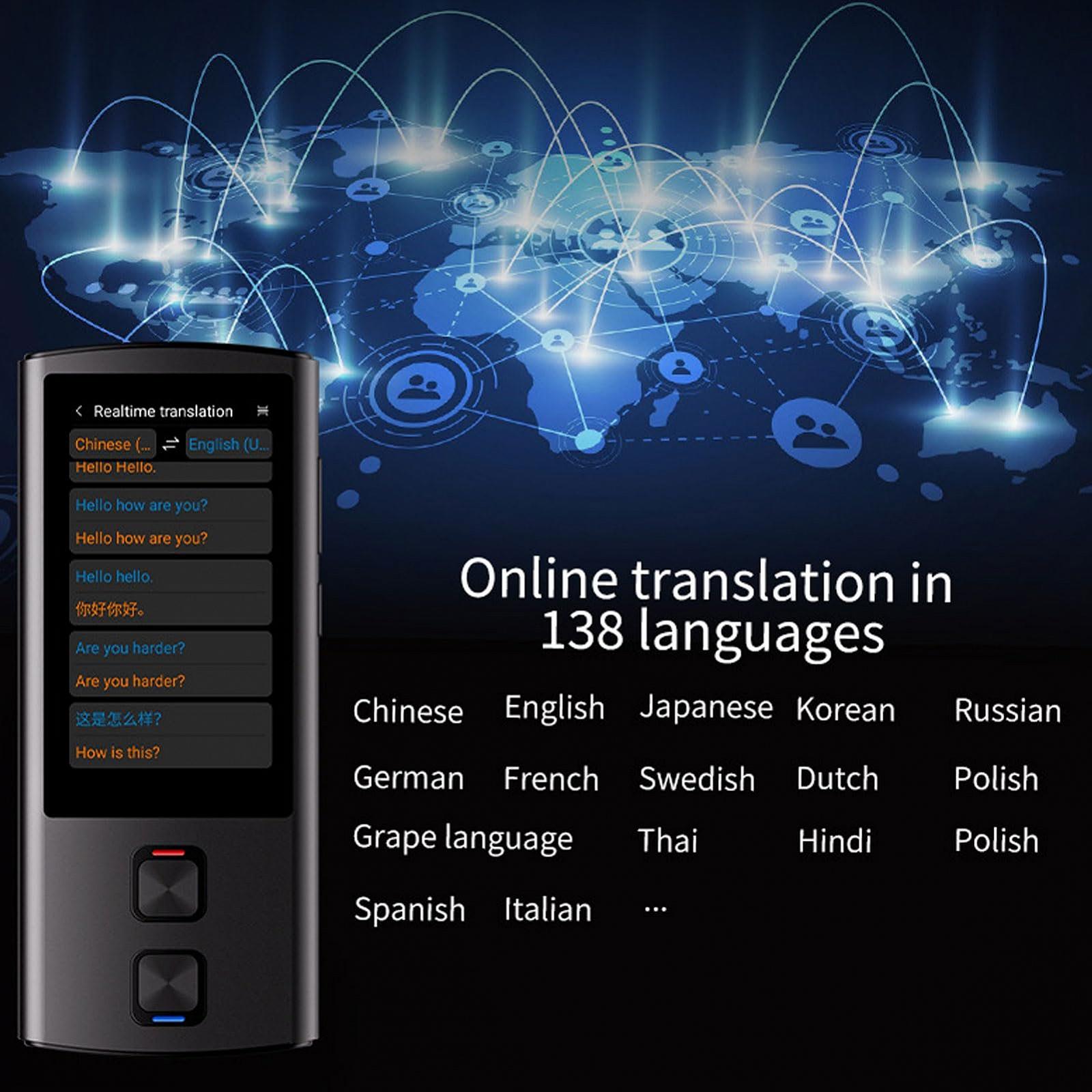 Пристрій для перекладу голосу VBESTLIFE, онлайн переклад 138 мовами, офлайн та фото переклад, фото №2 Пристрій для перекладу голосу VBESTLIFE, онлайн переклад 138 мовами, офлайн та фото переклад, фото №2