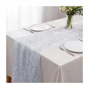 Купити Скатерть-ранер Glitter Tulle золоте тиснення 70 x 300 см - Фото 1 Скатерть-ранер Glitter Tulle золоте тиснення 70 x 300 см - Фото 1