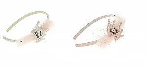 Обруч для волосся з бантом і короною Best Friends - Фото 1