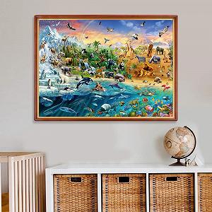 Пазл Animal World 1000 елементів 70 x 50 см synthetic.ua - Фото 1