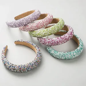 Обруч Женский / Для девушек со стразами и блестками synthetic.ua - Фото 1