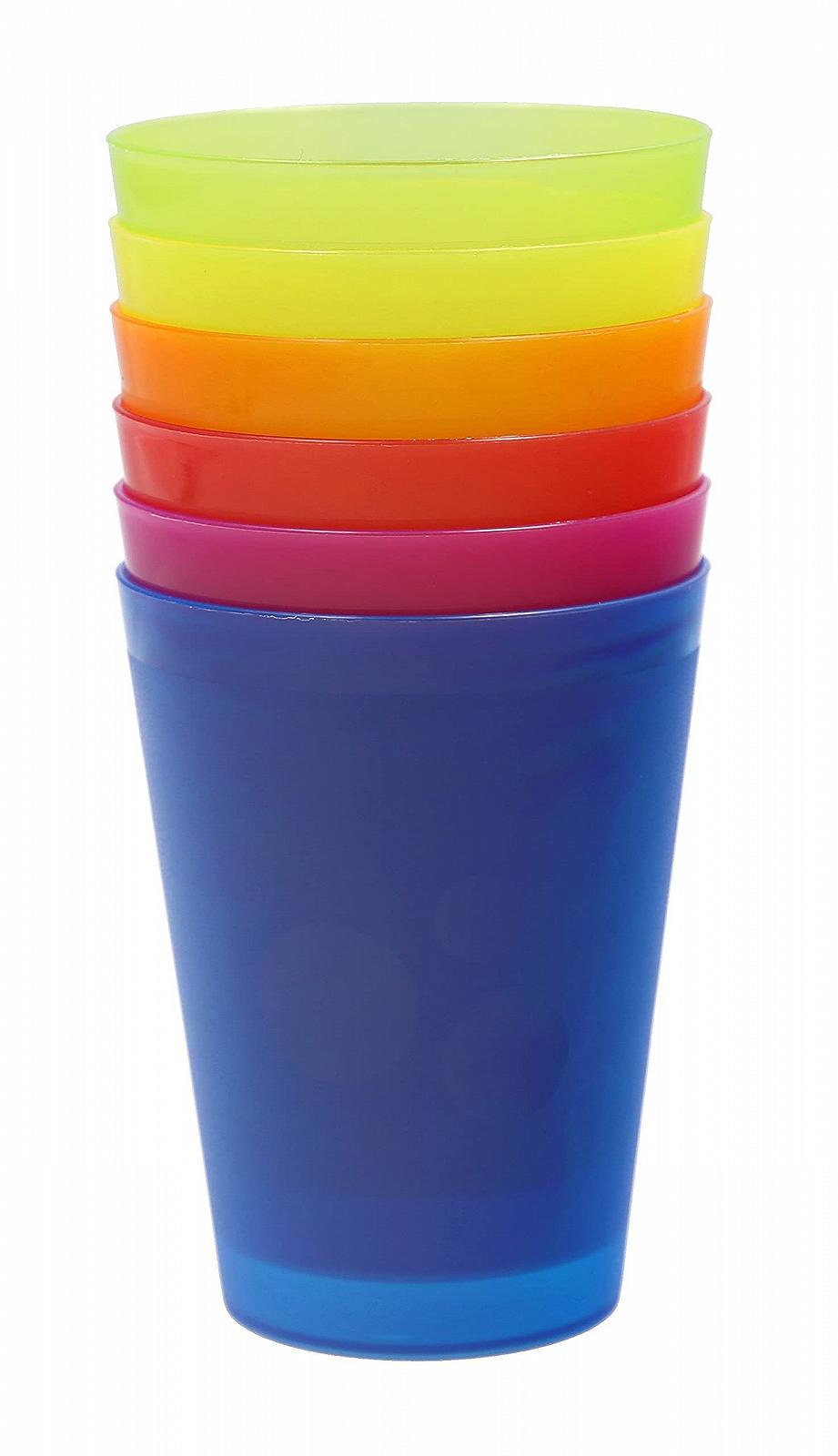 Набір стаканів Gut & Günstig Пластикові стакани 6 штук 0.3 літра Різнокольорові, фото №8 Набір стаканів Gut & Günstig Пластикові стакани 6 штук 0.3 літра Різнокольорові, фото №8