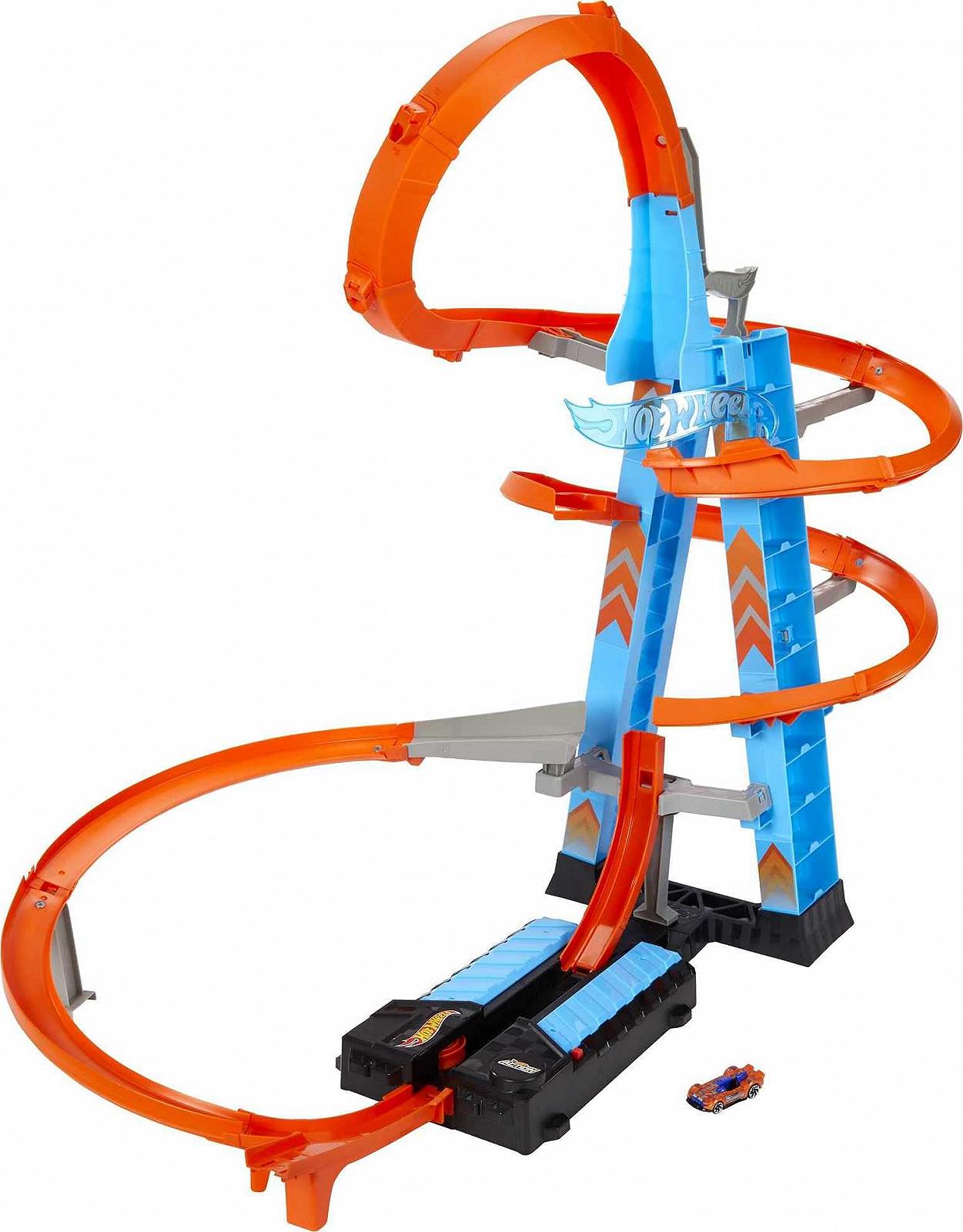 Набір Hot Wheels Sky Crash Tower + 1:64 металеві машинки, фото №2
