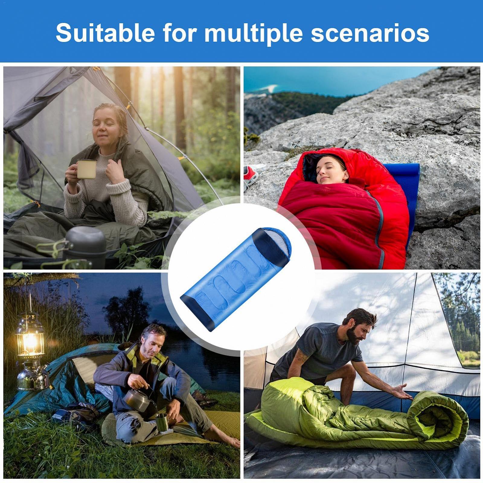 Спальний мішок Camping - конверт для холодної погоди з подушкою, фото №6