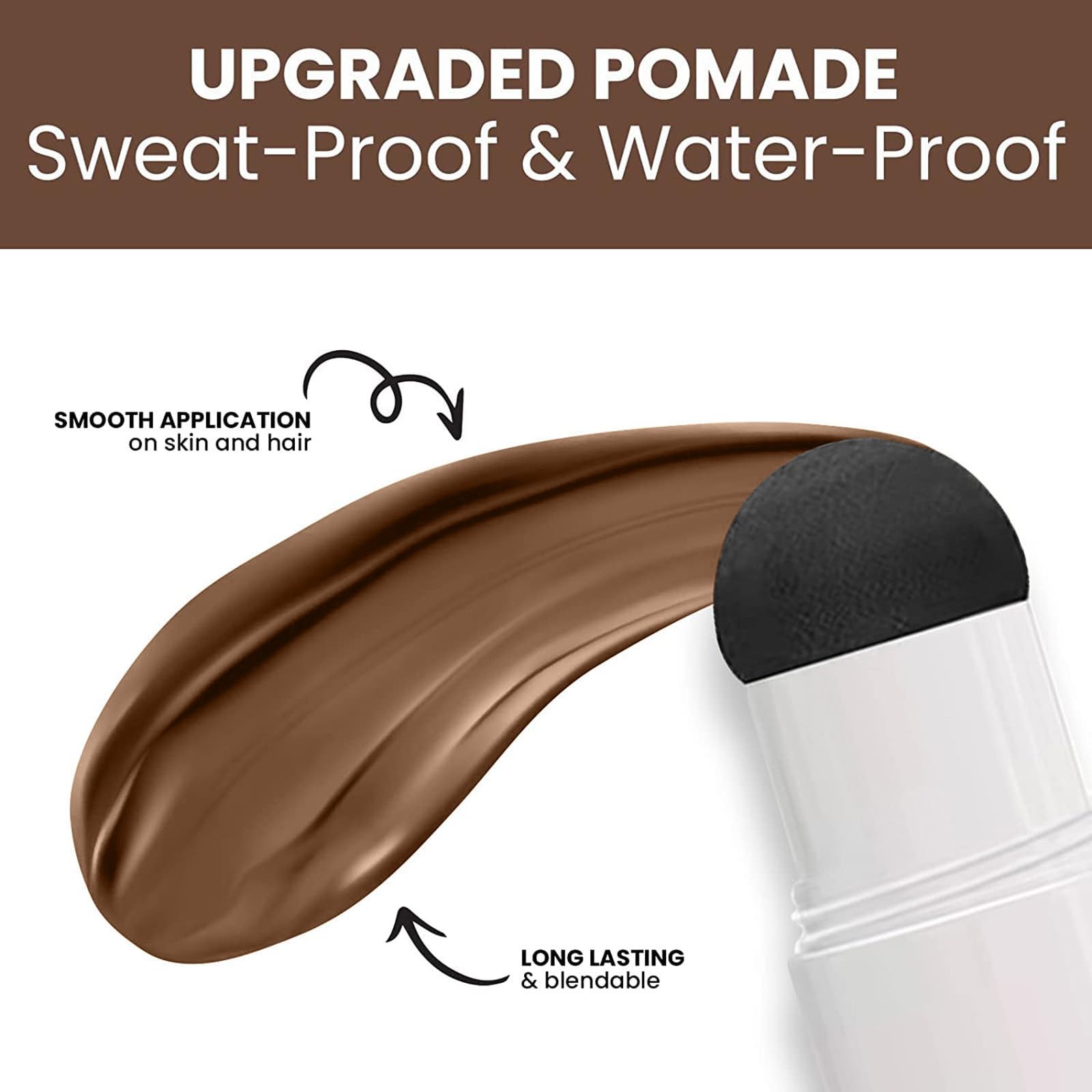 Пудра для бровей Mit Farbe Medium Brown 8.7x3.3x3.3, фото №3