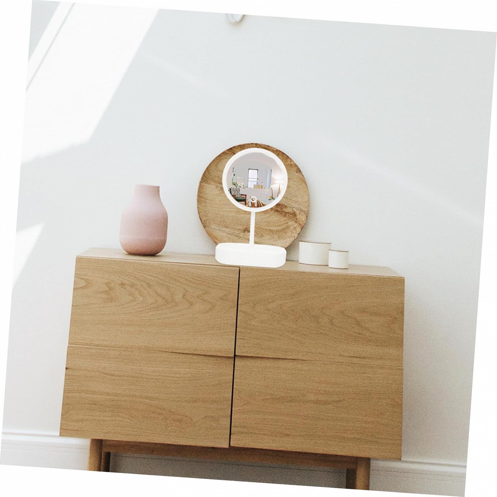 Дзеркало Angoily 4 Sätze Led-косметичне Багатофункціональне Біле, фото №3 Дзеркало Angoily 4 Sätze Led-косметичне Багатофункціональне Біле, фото №3