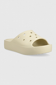 Тапочки CLASSIC PLATFORM SLIDE 208180-2Y2 CROCS W6  Бежевий 38 - Фото 1