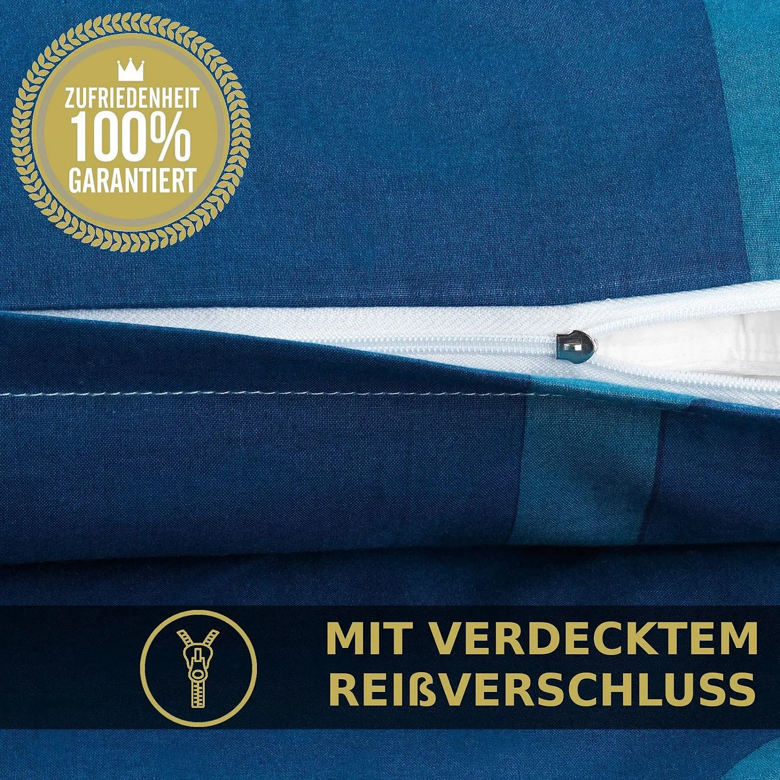 Постельное белье MALIKA 135 x 200 см + 80 x 80 см хлопок Renforcé в клетку на молнии красный, фото №5