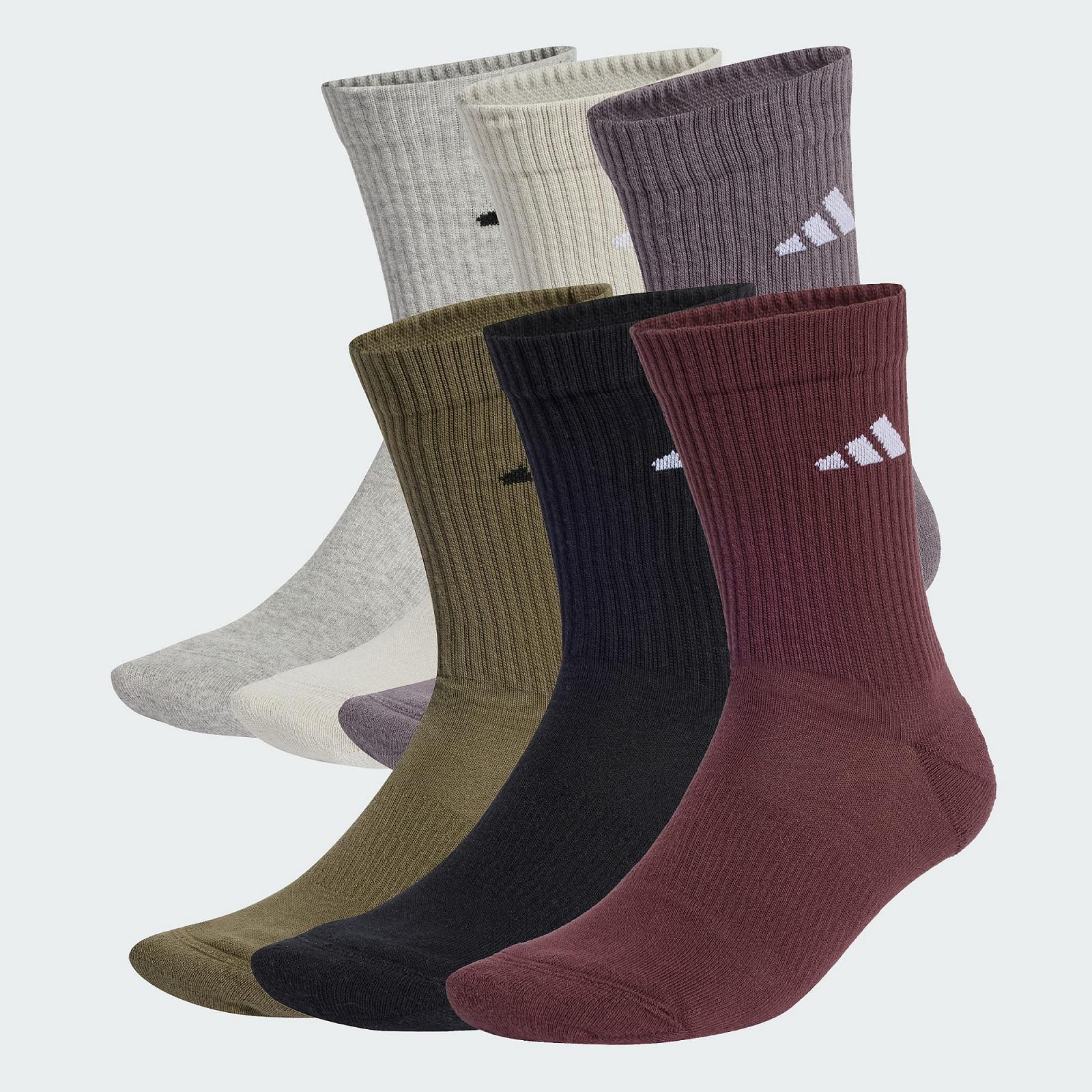 Шкарпетки Adidas CUSHIONED CREW 6P Мультиколір 37-39, фото №1