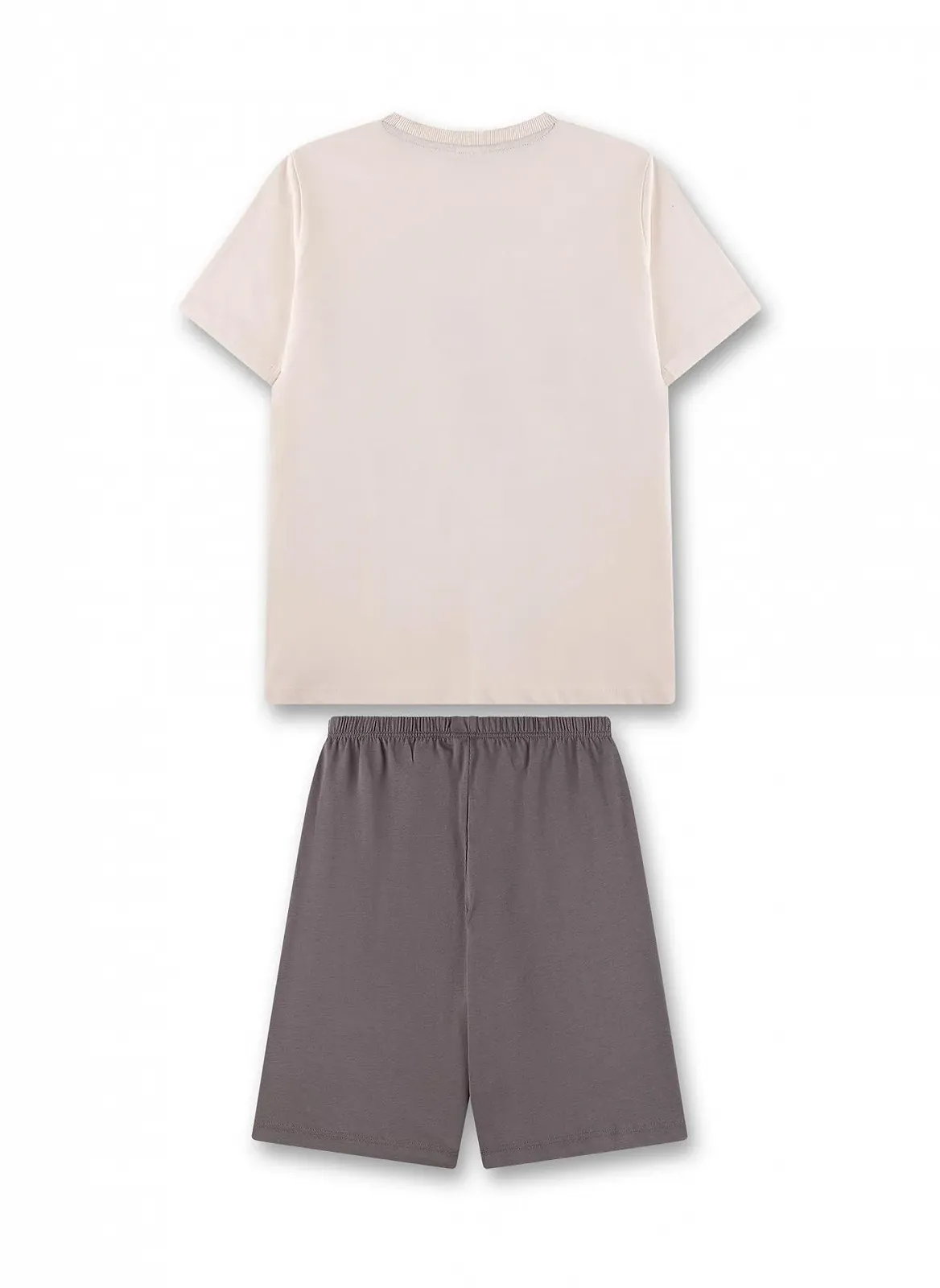 Комплект піжамний Sanetta для хлопчиків, бежевий, фото №2