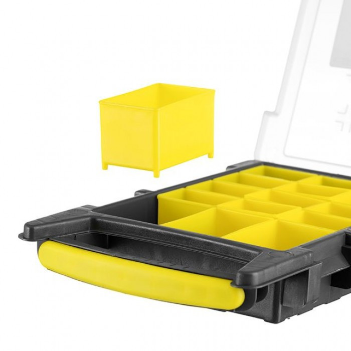 Органайзер для хранения инструментов 8.5" INTERTOOL BX-4008 Ящик инструмента 210x338x62 мм, фото №4