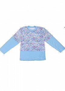 Лонгслив Фламінго 134-140 Голубой (SN-702-222-Lblue) - Фото 1