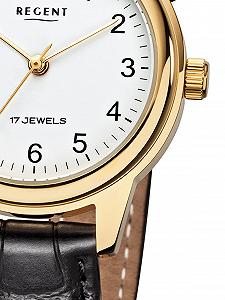 Механічний годинник REGENT Жіночий Ремінець зі шкіри з крокодиловим принтом Нержавіюча сталь Механічний ручний завод Арабські цифри synthetic.ua - Фото 1