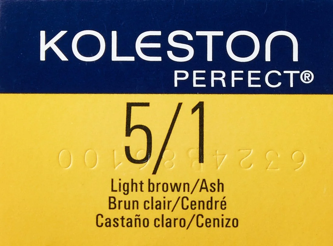 Фарба для волосся Wella Koleston Perfect Permanent Creme 5/1 Світло-попелястий коричневий, фото №5 Фарба для волосся Wella Koleston Perfect Permanent Creme 5/1 Світло-попелястий коричневий, фото №5