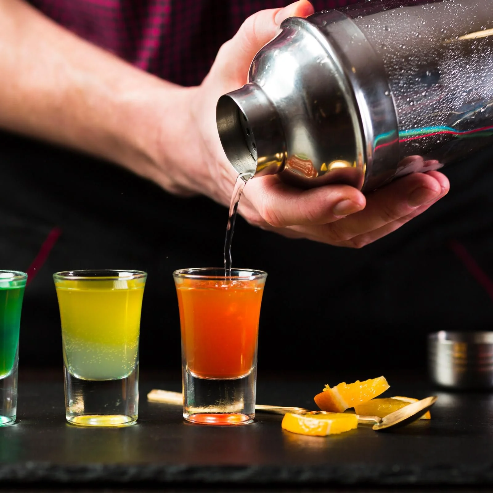 Набір для коктейлів GWHOLE 3 шт 750 мл з вбудованим фільтром, подвійний мірний джигер, фото №4