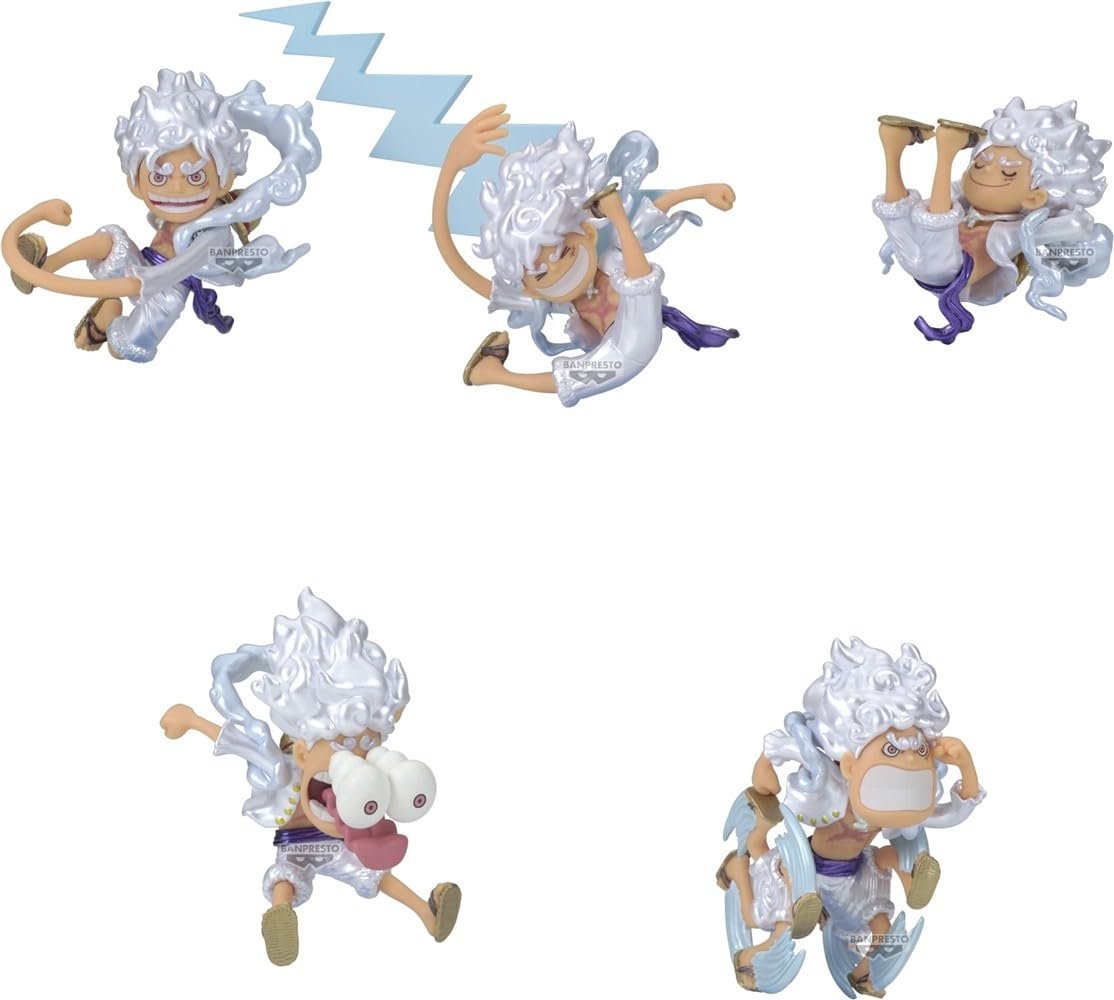 Экшн-фигурка Banpresto Monkey D. Luffy Gear5 One Piece - World Collectable Special Metallic Colour Ver. 7 см, многоцветная, фото №1