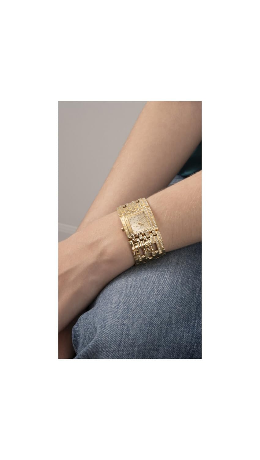 Женские Часы Guess 22мм Золотистый Браслет Шампань Циферблат Золотистый Корпус, фото №7 Женские Часы Guess 22мм Золотистый Браслет Шампань Циферблат Золотистый Корпус, фото №7