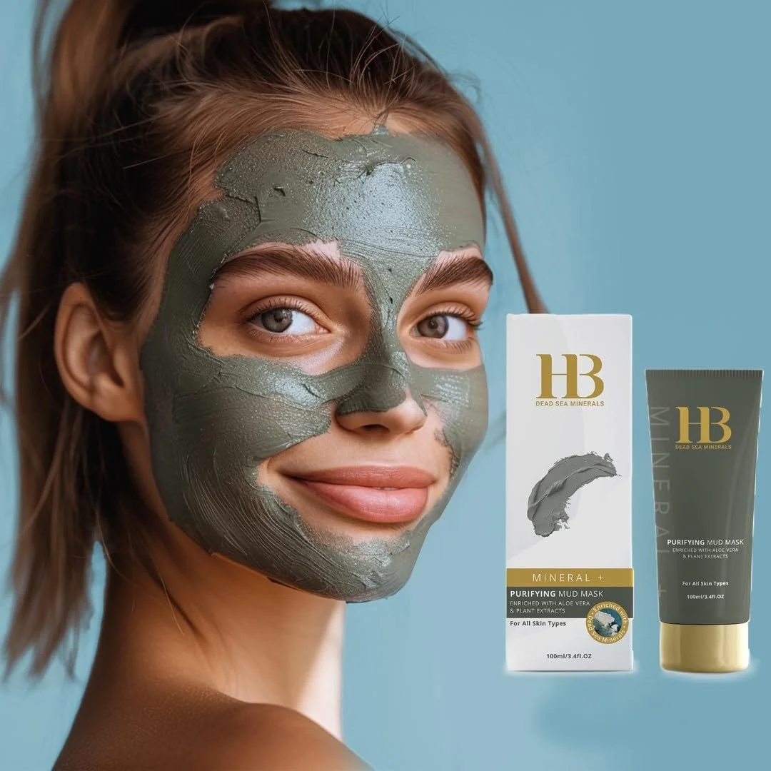 Маска для обличчя HB Мінерали Мертвого моря з алое вера та гряззю Мертвого моря 100 мл, фото №7