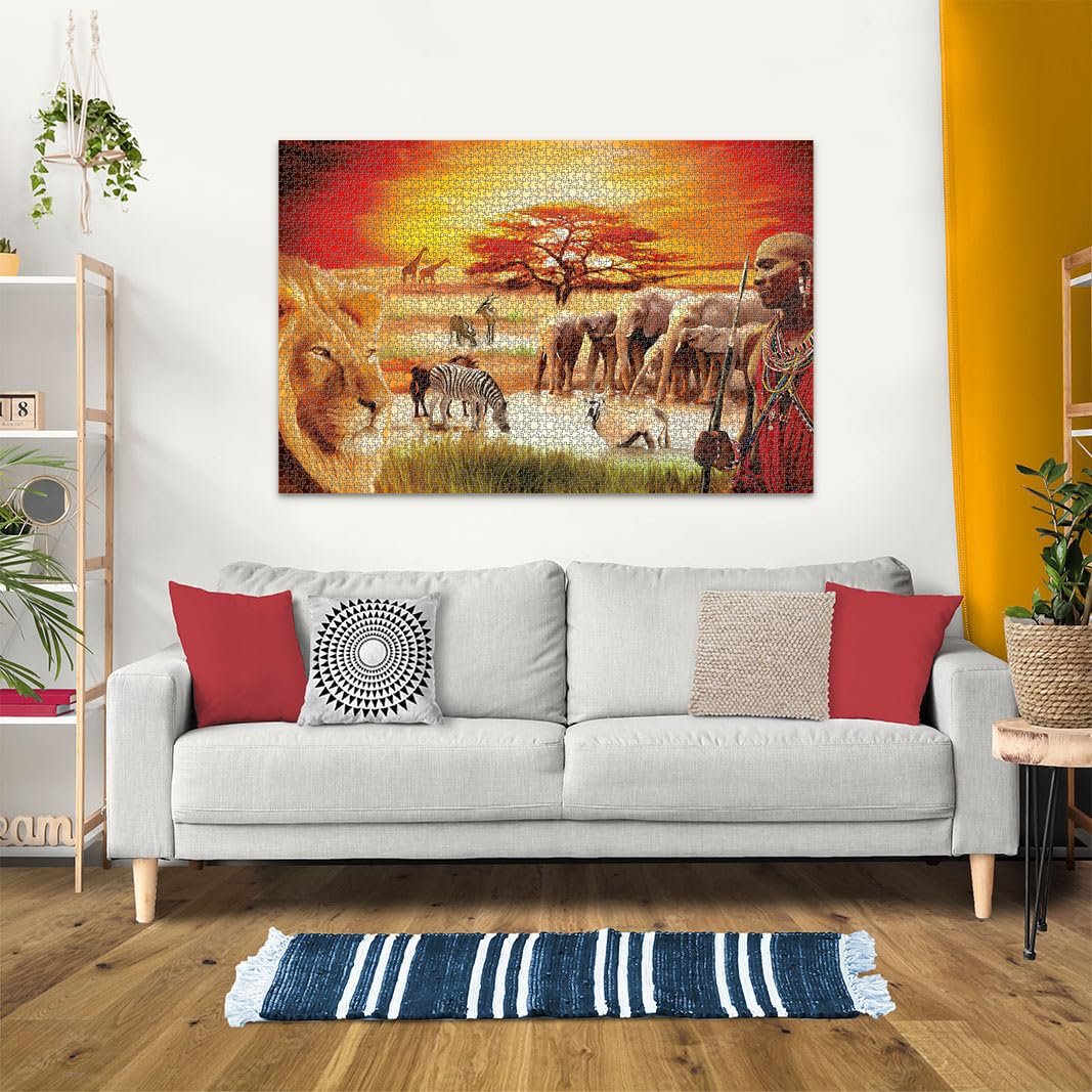 Пазл Ravensburger Savannah Masai 3000 деталей, фото №5