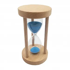 Пісочний годинник Kitchen Timer у дерев'яній рамі 30 хвилин синій - Фото 1