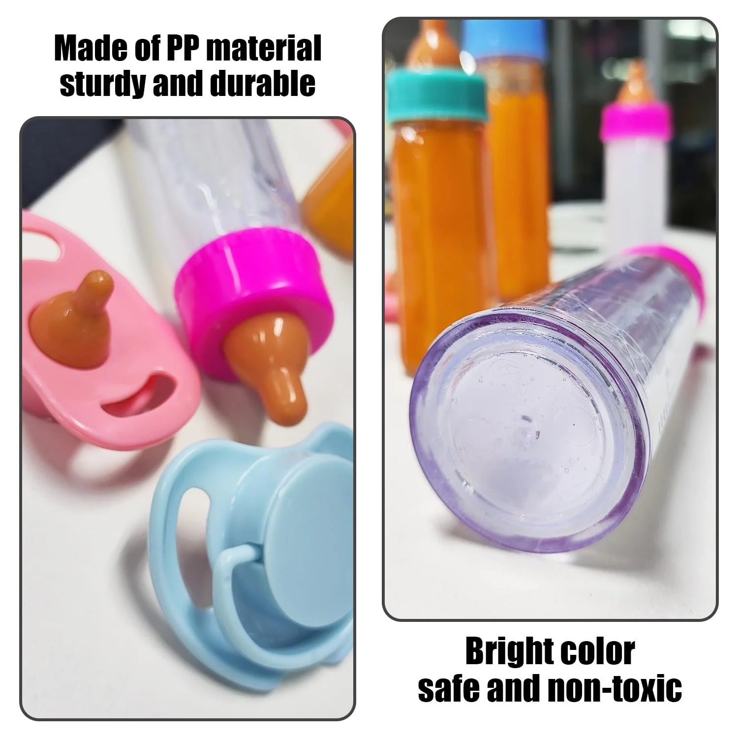 Набор бутылочек 7 шт. Игрушечные Аксессуары для Кукол, фото №3 Набор бутылочек 7 шт. Игрушечные Аксессуары для Кукол, фото №3