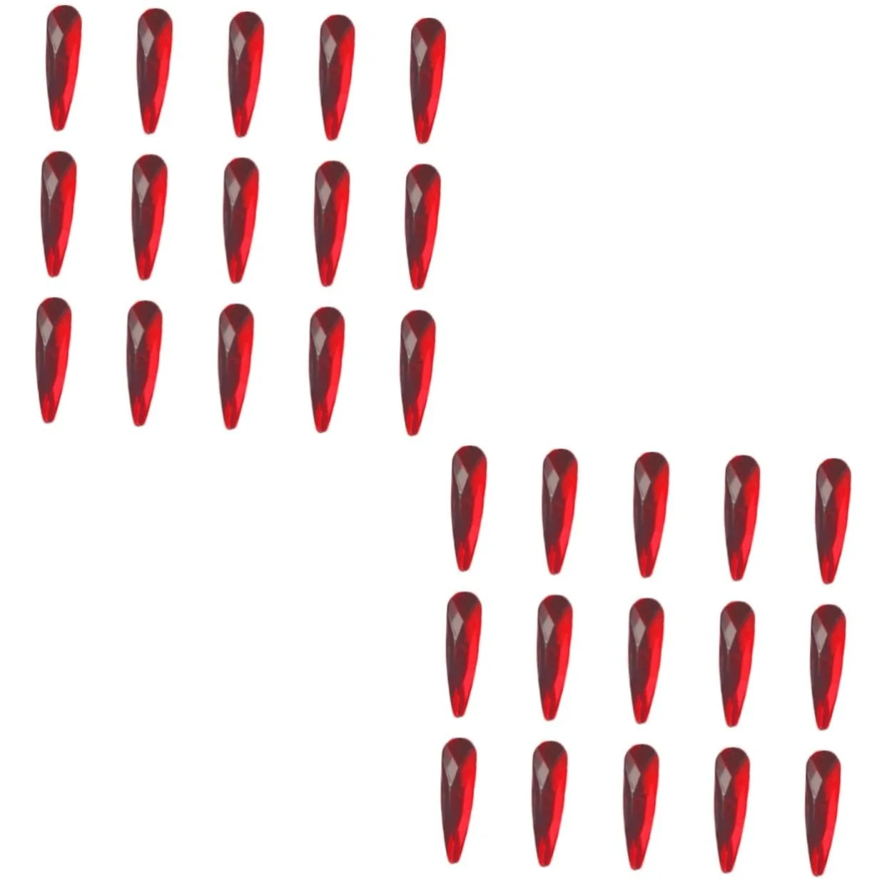 Наклейки-самоцвіти FOMIYES 3D Краплі води, 40 шт, фото №1