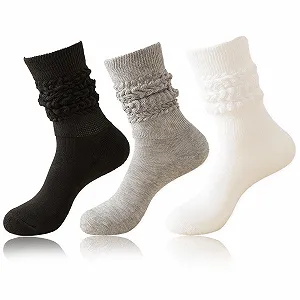 Жіночі в'язані шкарпетки до коліна (3 пари) для зими - Фото 1