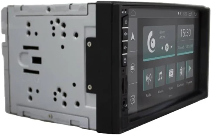 Автомагнітола JFSound JF-007A-XDAB / 7" / Сенсорна / 2/16Гб / Android 10 / Apple CarPlay / Android Auto / Bluetooth / WI-FI / GPS / USB / AUX / TF slot / DAB+ / 2DIN, фото №2 Автомагнітола JFSound JF-007A-XDAB / 7" / Сенсорна / 2/16Гб / Android 10 / Apple CarPlay / Android Auto / Bluetooth / WI-FI / GPS / USB / AUX / TF slot / DAB+ / 2DIN, фото №2