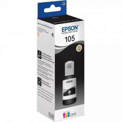 Контейнер с чернилами EPSON L7160/L7180 black pigmented (C13T00Q140), фото №3