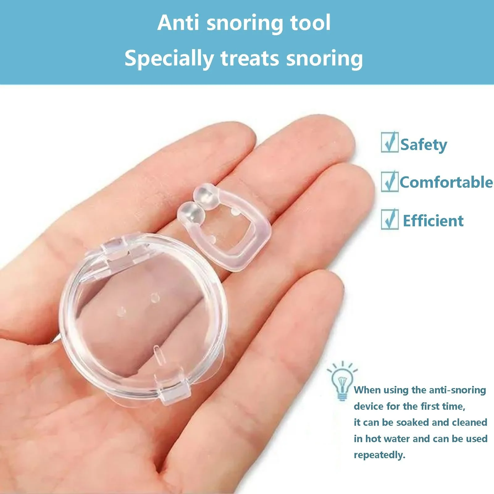 Кліпса для носа Магнітний пристрій проти хропіння 4 шт., фото №4 Кліпса для носа Магнітний пристрій проти хропіння 4 шт., фото №4