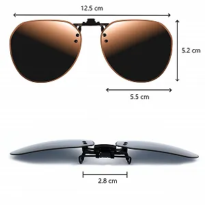 Поляризовані сонцезахисні окуляри-накладки CREYESTAL synthetic.ua - Фото 1