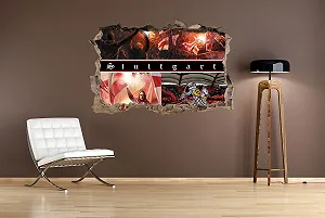 Наклейка на стену Ultras Stuttgart Collage 3D 92 x 62 см synthetic.ua - Фото 1