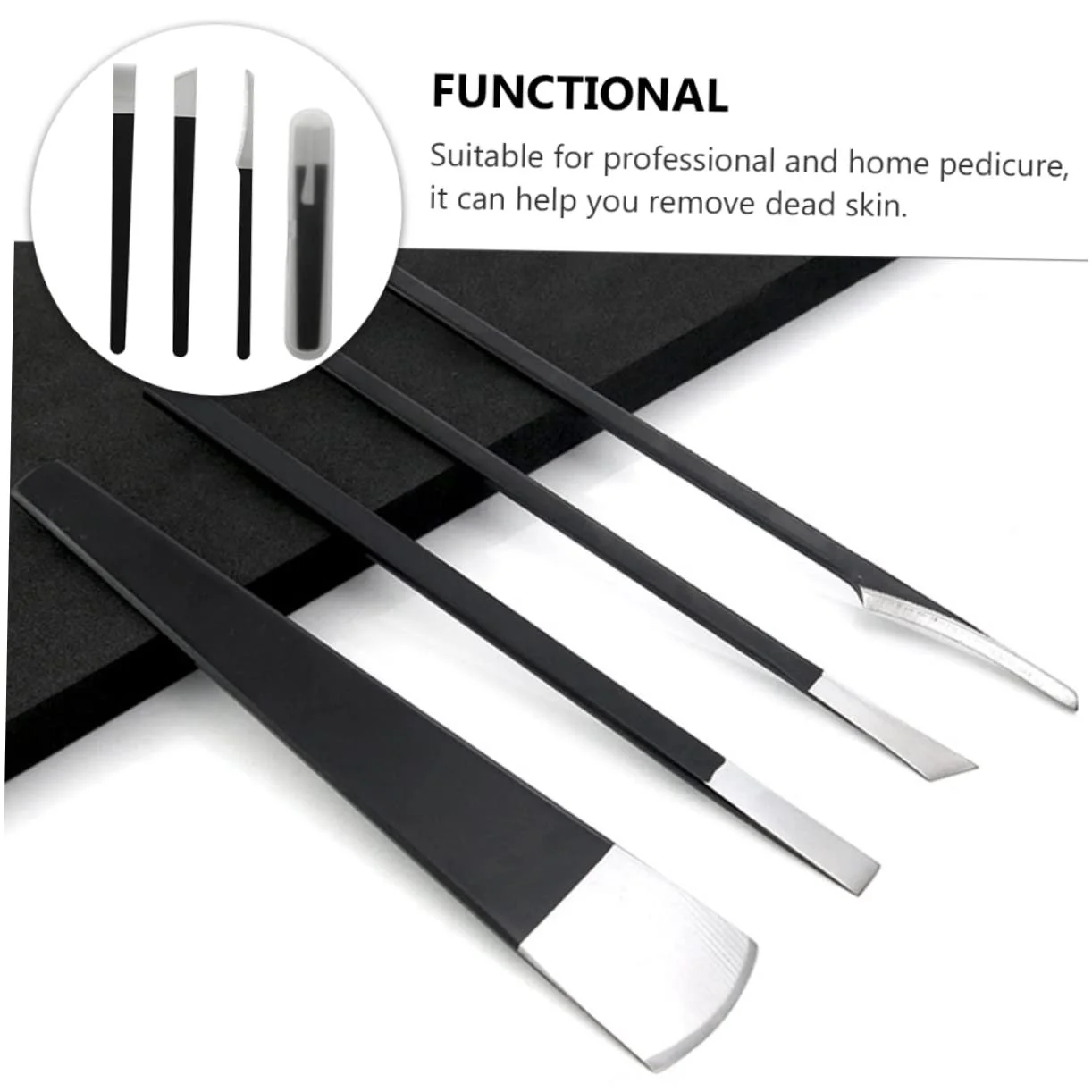 Набір інструментів для педикюру Professional Nail Trimmer Black, фото №6 Набір інструментів для педикюру Professional Nail Trimmer Black, фото №6