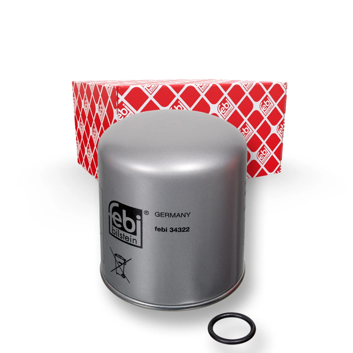 Патрон осушителя воздуха FEBI BILSTEIN 34322 для DAF FORD IVECO MAN, фото №1
