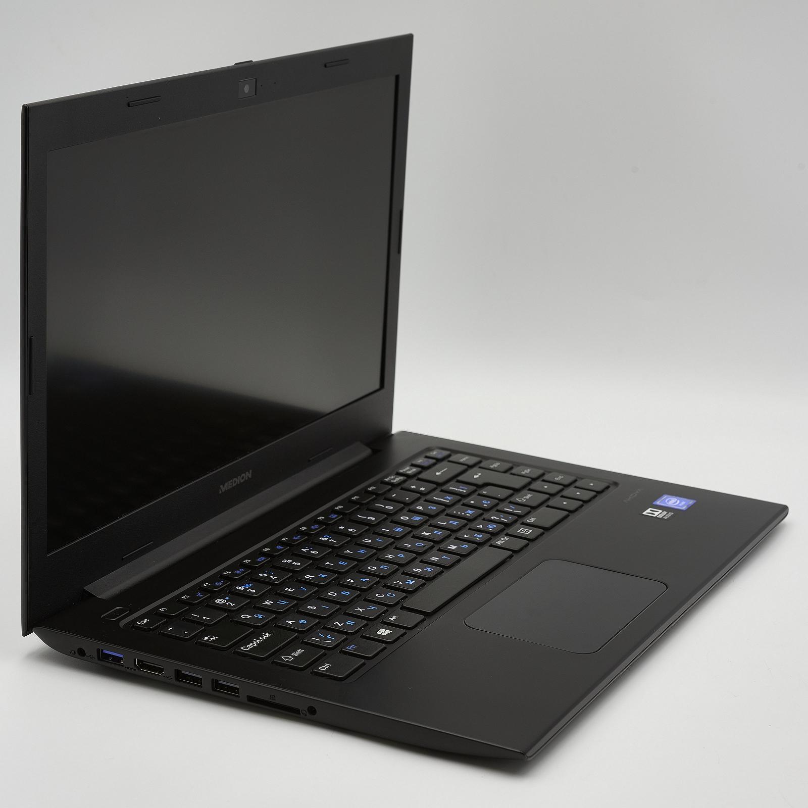 Ноутбук Medion Akoya S4219 Intel Celeron N3060 ОЗУ 4 ГБ eMMC 64 ГБ Intel HD Graphics IPS FullHD Win10, 14 дюйма, фото №3