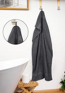 Набір рушників Utopia Towels Premium 69 x 137 см 100% бавовна Ring-Spun 4 шт. Grey synthetic.ua - Фото 1