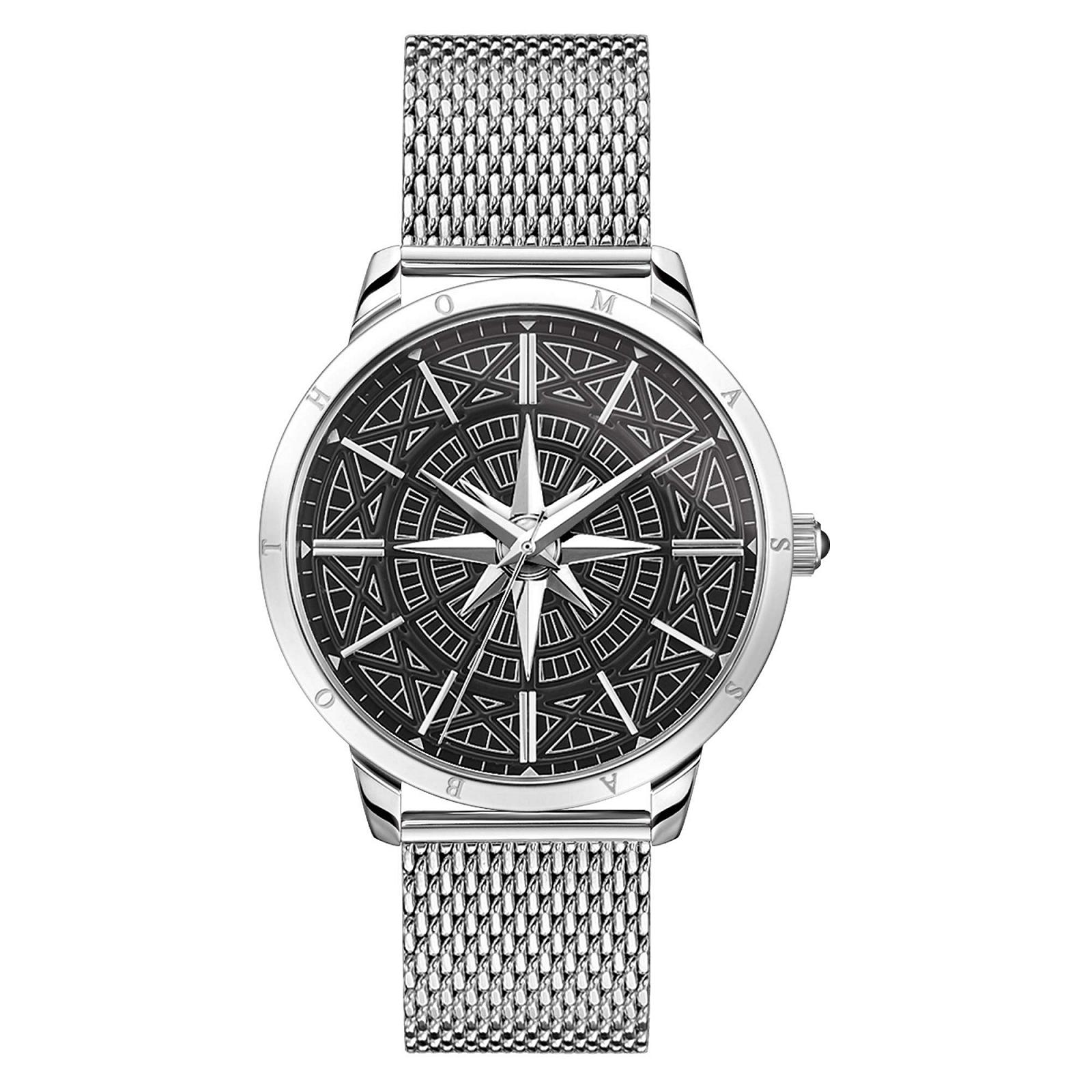 Мужские часы Thomas Sabo Rebel Spirit Compass Черный Аналоговый Кварцевый Нержавеющая сталь WA0349-201-203-42 мм, фото №1 Мужские часы Thomas Sabo Rebel Spirit Compass Черный Аналоговый Кварцевый Нержавеющая сталь WA0349-201-203-42 мм, фото №1