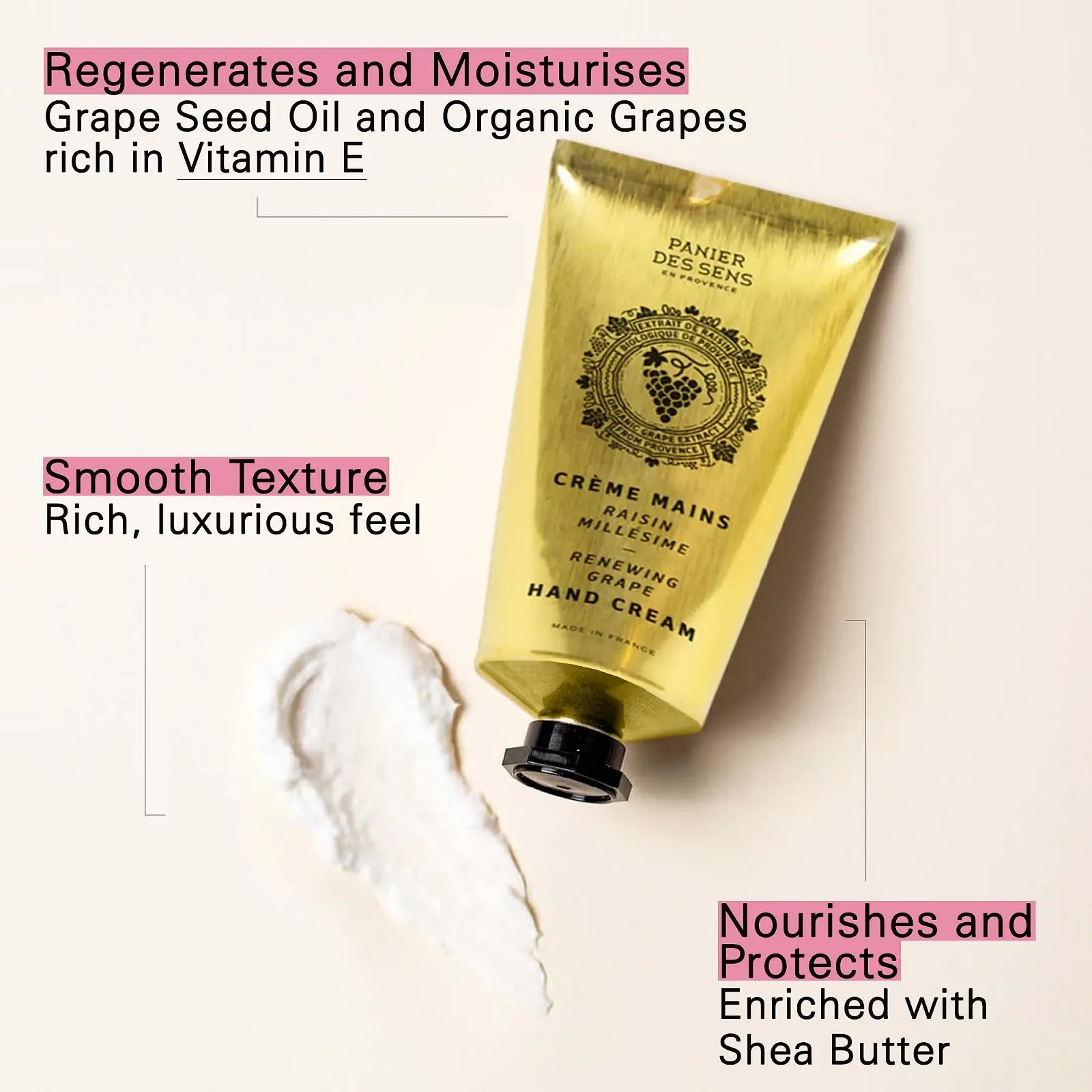 Крем для рук Panier des Sens Grape для дуже сухої шкіри 75 мл, фото №3 Крем для рук Panier des Sens Grape для дуже сухої шкіри 75 мл, фото №3