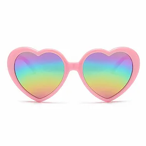 Солнцезащитные очки Сердце YUELUQU Поляризованные 90-х Винтажные synthetic.ua - Фото 1