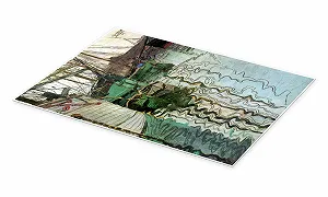 Постер The Port of Trieste Egon Schiele 50 x 70 см synthetic.ua - Фото 1