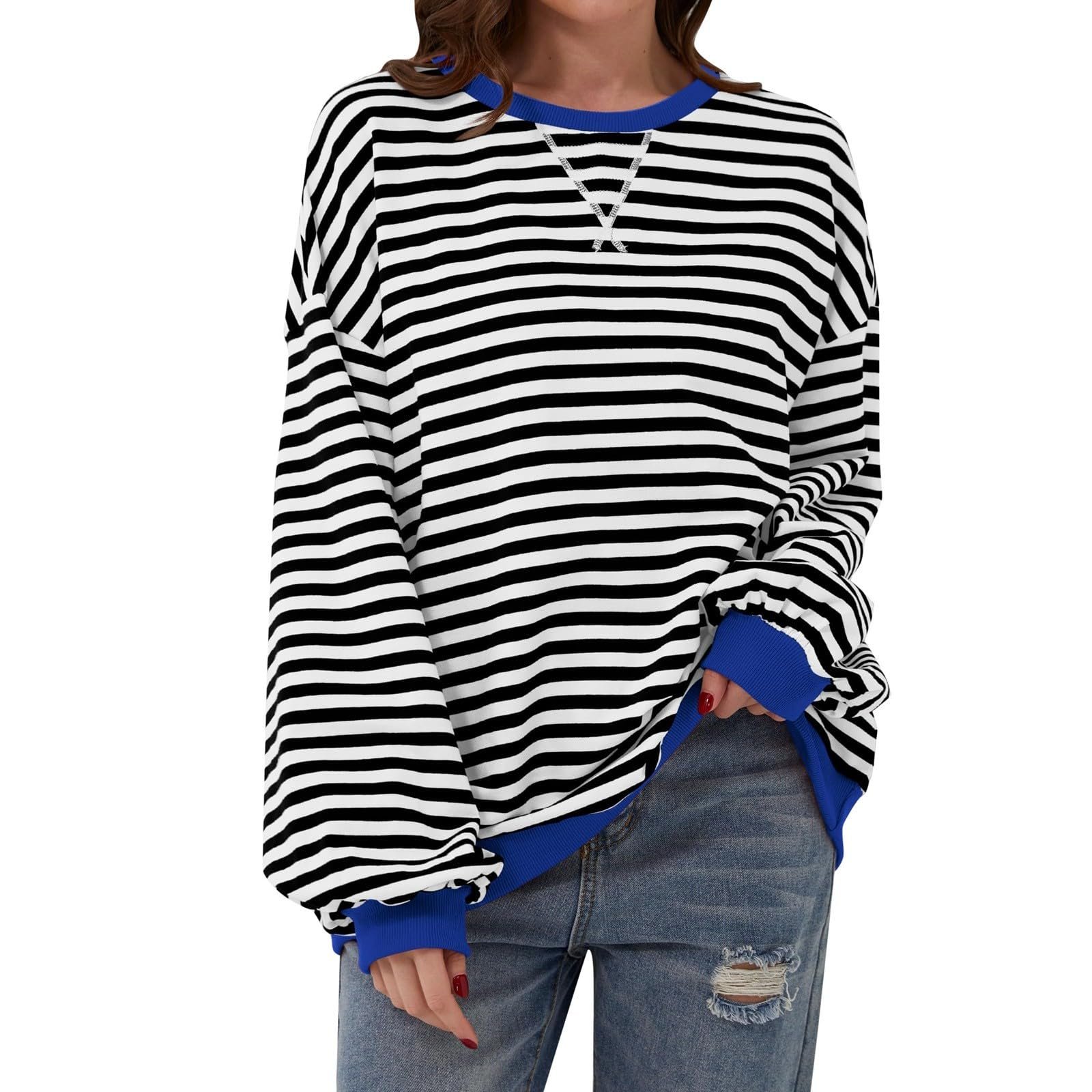 Пуловер NNGOTD Жіночий Смугастий Oversize, фото №8