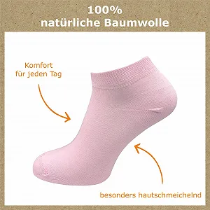 Женские носки GAWILO Trainer из 100% чистого хлопка (6 пар | 10 пар) synthetic.ua - Фото 1