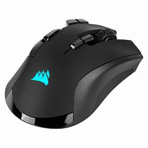 Ігрова бездротова миша Corsair Ironclaw RGB Wireless / USB / Bluetooth / Радіоканал / Pixart PMW3391 / 18000 DPI / 10 кнопок / RGB підсвітка / Чорна synthetic.ua - Фото 1