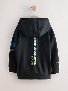 Толстовка з капюшоном Next для старших хлопчиків з графічним принтом synthetic.ua - Фото 1