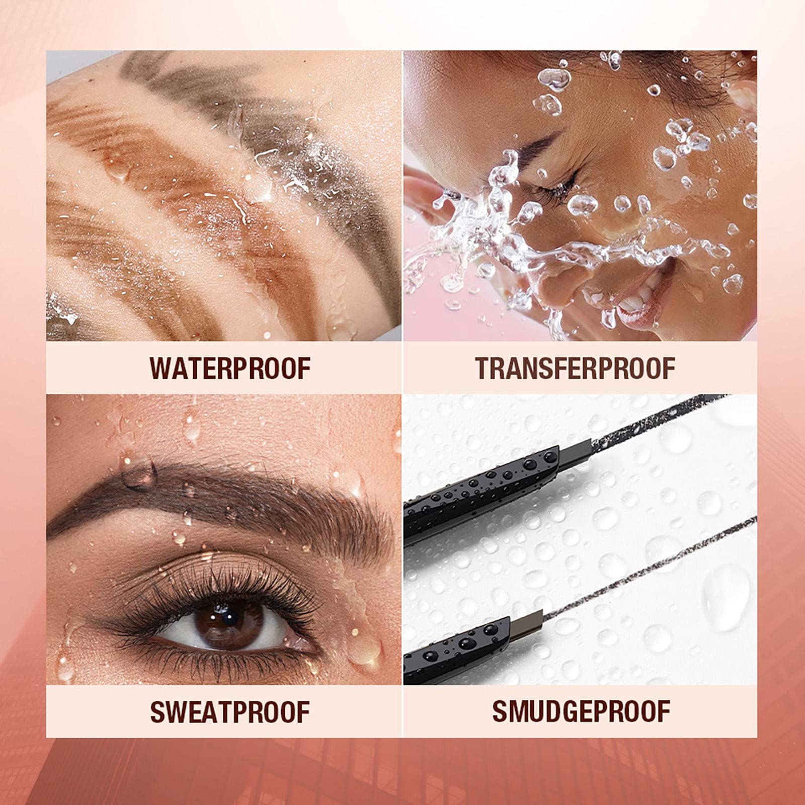 Карандаш для бровей Schwarze треугольный Hellbraun (BW3, One Size), фото №4