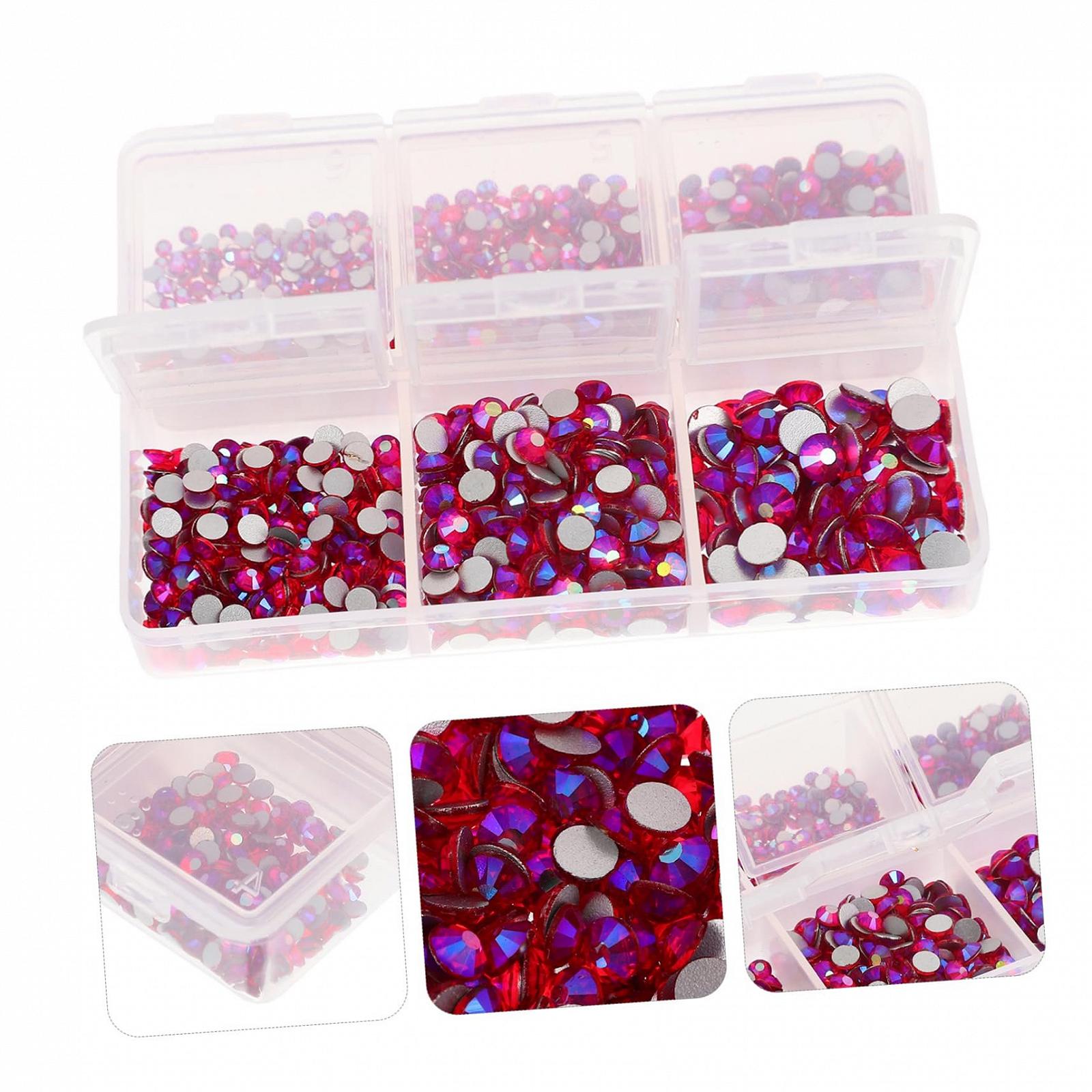 Стразы Flatback FRCOLOR для дизайна ногтей с большими AB кристаллами, блестящие стразы для творческого дизайна ногтей, фото №2