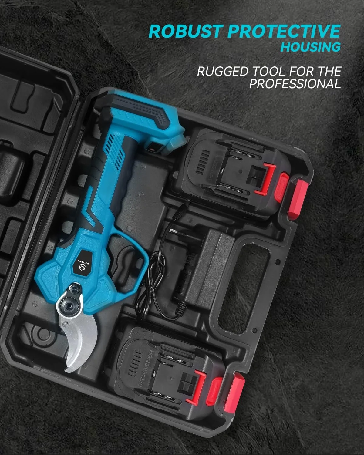 Ножиці для обрізки VERYMODEL акумуляторні 40 мм, 2 x 4000 mAh, фото №6