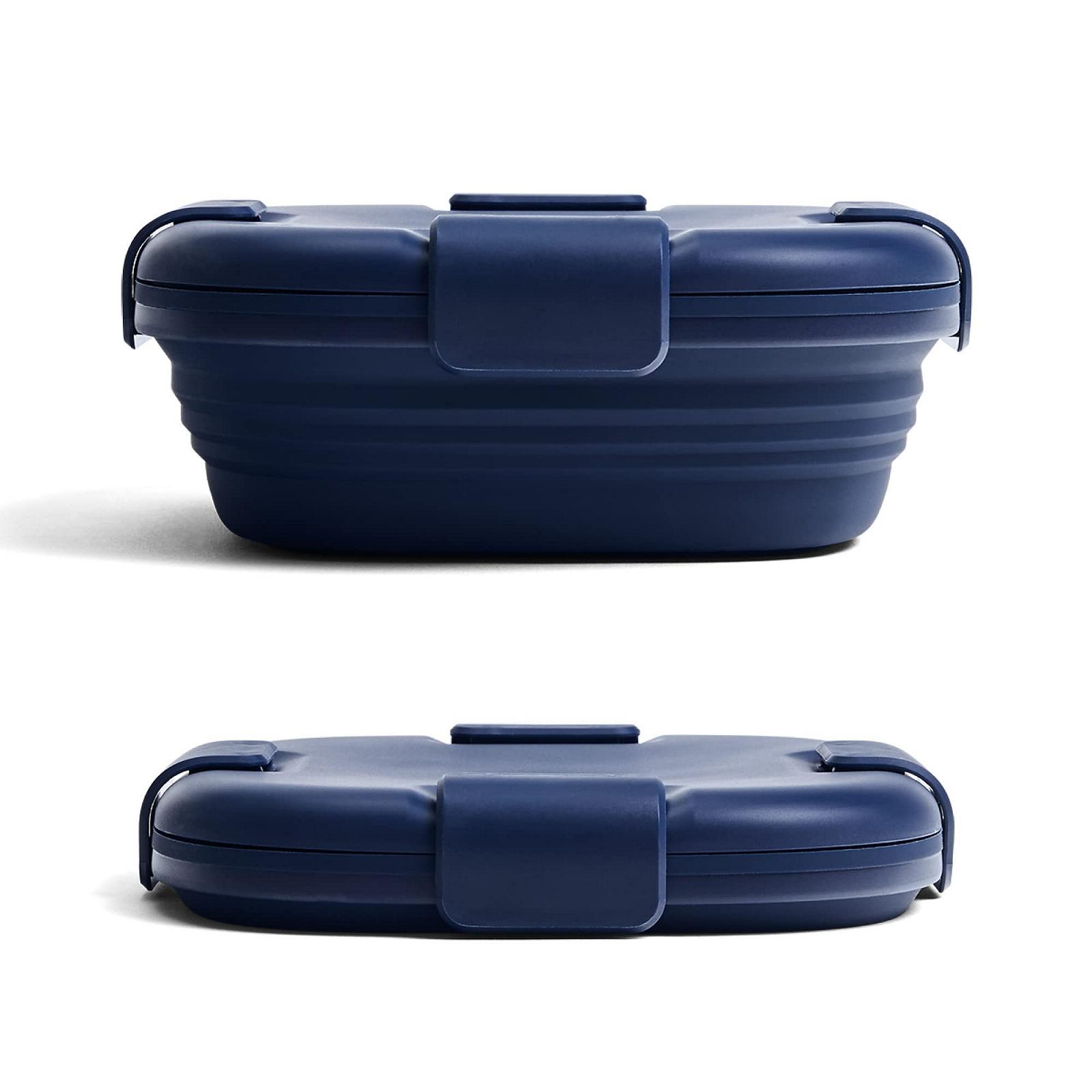 Складаний контейнер для сендвічів STOJO 24oz синій Denim Blue, фото №1