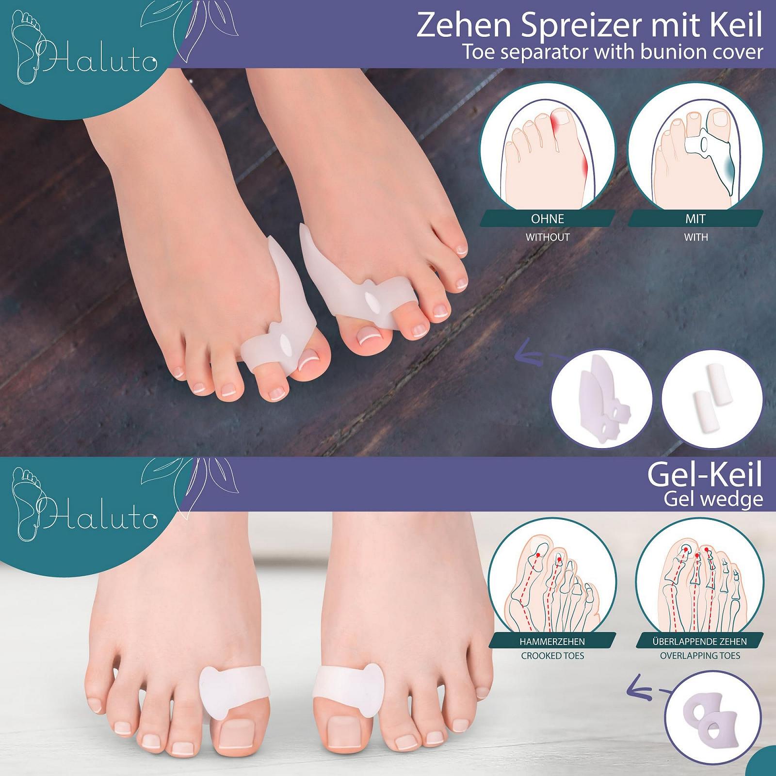Шина Hallux Valgus Haluto 6-в-1, бандаж, фото №6 Шина Hallux Valgus Haluto 6-в-1, бандаж, фото №6