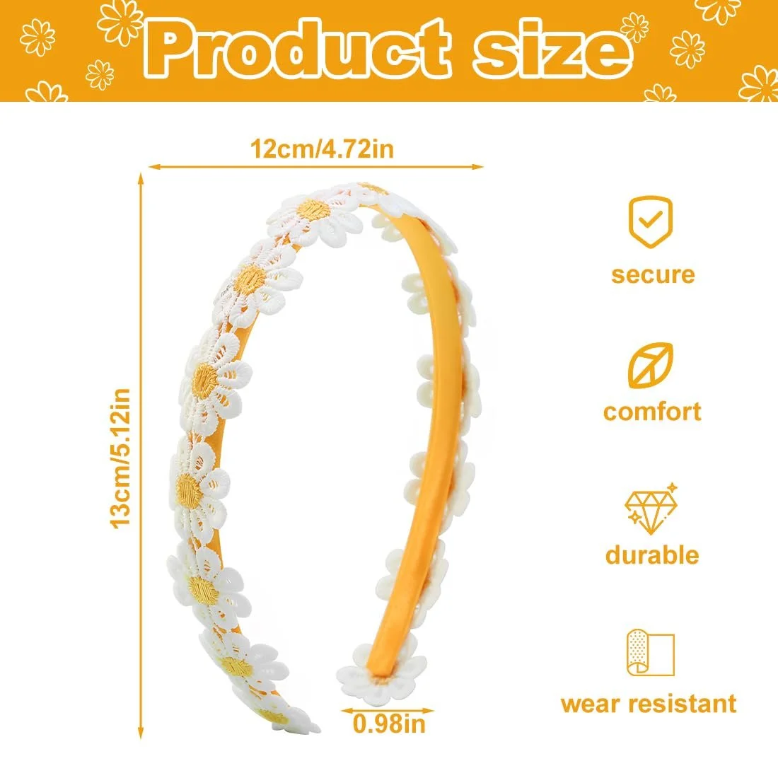 Обруч YUZNA 1 x для дівчаток, барвисті, фото №2